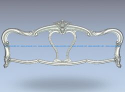 Classic bedside frame pattern wood carving file stl for Artcam and Aspire jdpaint free vector art 3d model download for CNC