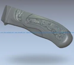 Dagger pattern wood carving file stl for Artcam and Aspire jdpaint free vector art 3d model download for CNC