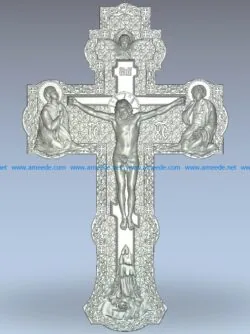 The cross symbolizes god wood carving file stl for Artcam and Aspire jdpaint free vector art 3d model download for CNC