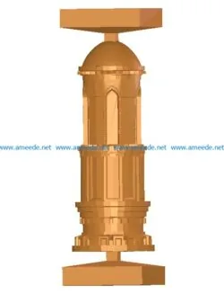 Chess pieces B002751 file stl free download 3D Model for CNC and 3d printer