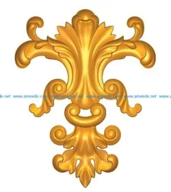 Pattern flowers A002345 wood carving file stl for Artcam and Aspire jdpaint free vector art 3d model download for CNC