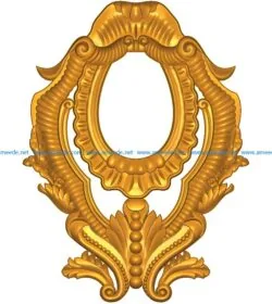 Pattern flowers A002390 wood carving file stl for Artcam and Aspire jdpaint free vector art 3d model download for CNC