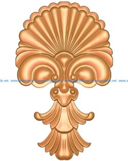 Pattern flowers A002727 wood carving file stl for Artcam and Aspire jdpaint free vector art 3d model download for CNC