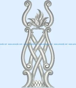 Table and chair pattern A002323 wood carving file stl for Artcam and Aspire jdpaint free vector art 3d model download for CNC