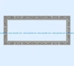 Template frame design A002261 file free vector art 3d model download for CNC