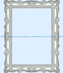 Template frame design A002263 file free vector art 3d model download for CNC