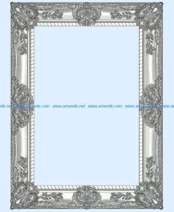 Template frame design A002272 file free vector art 3d model download for CNC