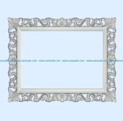 Template frame design A002274 file free vector art 3d model download for CNC