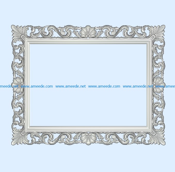 Template frame design A002274 file free vector art 3d model download for CNC