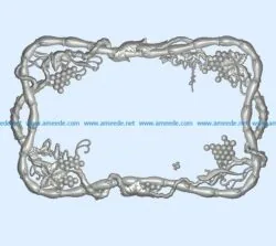 Template frame design A002275 file free vector art 3d model download for CNC