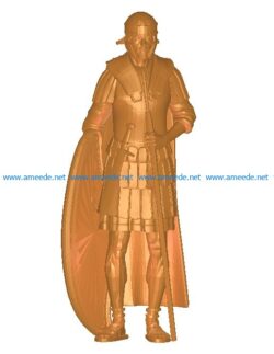 Xadrez – Soldier B002737 file stl free download 3D Model for CNC and 3d printer