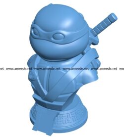 Busto LEO B003329 file stl free download 3D Model for CNC and 3d printer