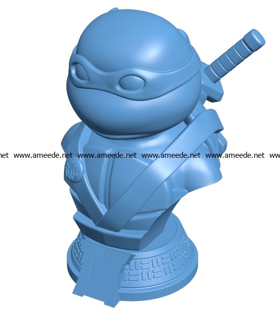 Busto LEO B003329 file stl free download 3D Model for CNC and 3d