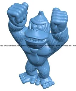 Donkey Kong B003468 file stl free download 3D Model for CNC and 3d printer