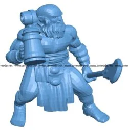 Drunk Dwarf B002891 file stl free download 3D Model for CNC and 3d printer