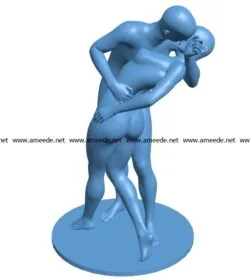 Dxn the kiss B003475 file stl free download 3D Model for CNC and 3d printer