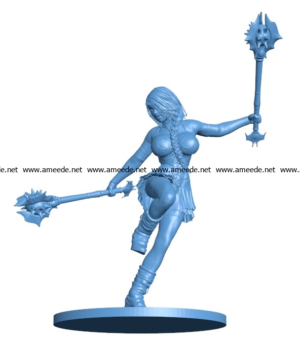 3D file Auric Guardians - Blademaster 🛡️・3D printer model to download・Cults