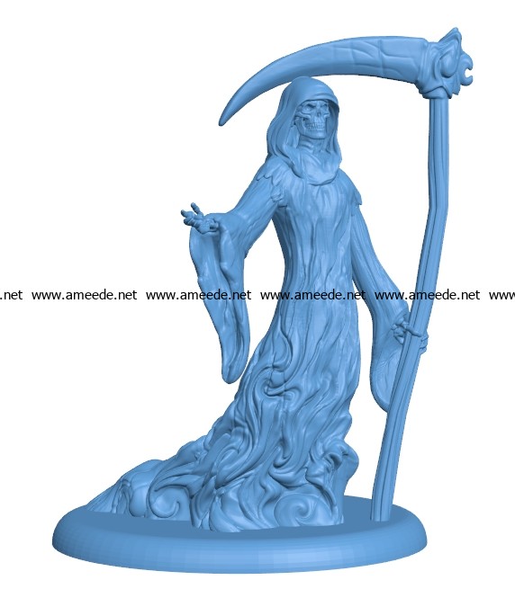 Grim Reaper B003131 file stl free download 3D Model for CNC and 3d printer  – Free download 3d model Files