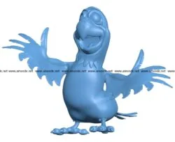 Happy parrot B002928 file stl free download 3D Model for CNC and 3d printer