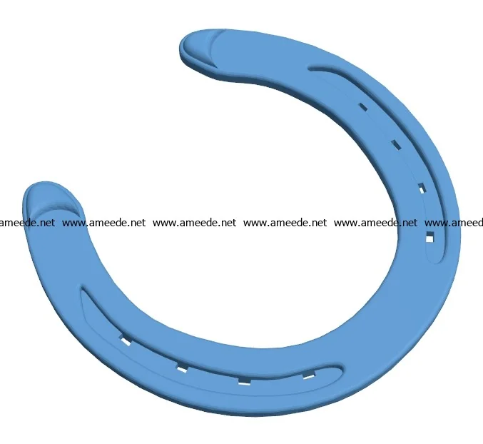 Horseshoe B002957 file stl free download 3D Model for CNC and 3d printer