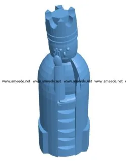 Lewis queen B002965 file stl free download 3D Model for CNC and 3d printer