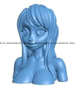 Lucy Heartfilia Women B003135 file stl free download 3D Model for CNC and 3d printer