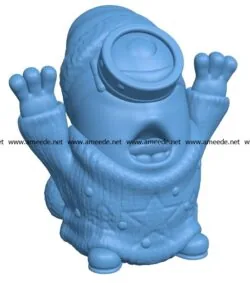 Minion Tim B003277 file stl free download 3D Model for CNC and 3d printer