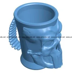 Mug B003401 file stl free download 3D Model for CNC and 3d printer