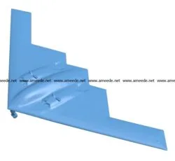 Northrop B2 Spirit Aircraft B002871 file stl free download 3D Model for CNC and 3d printer