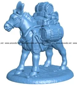 Pack Mule B003262 file stl free download 3D Model for CNC and 3d printer