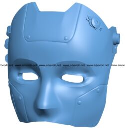 Robot mask B003651 file stl free download 3D Model for CNC and 3d printer