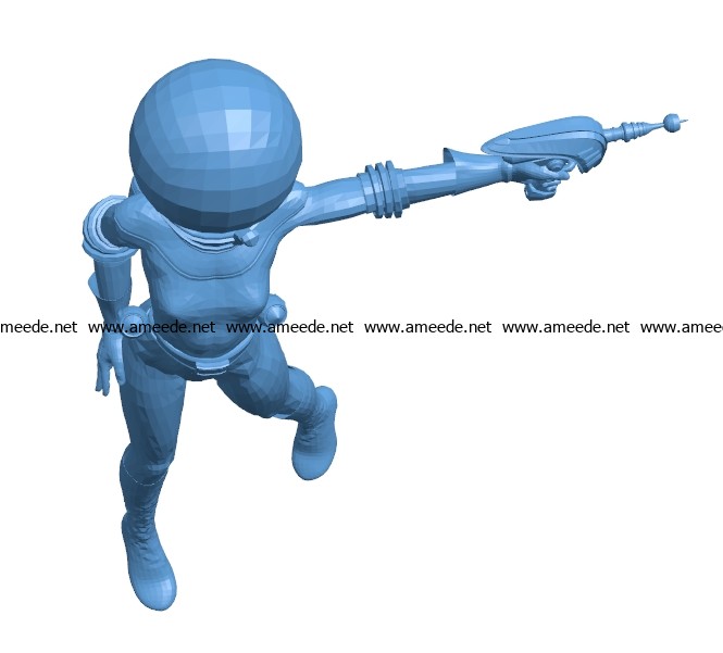 Space woman B003315 file stl free download 3D Model for CNC and 3d printer