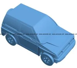 Suzuki Vitara Car B003445 file stl free download 3D Model for CNC and 3d printer