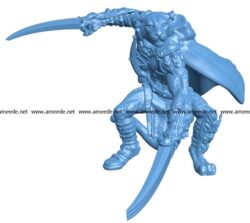 Tabaxi ranger B003481 file stl free download 3D Model for CNC and 3d printer