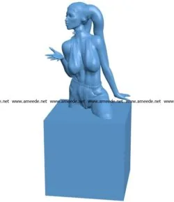 Women B003680 file stl free download 3D Model for CNC and 3d printer