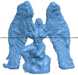 Women Nickey’s Hatchery Harpy Matriarch B003645 file stl free download 3D Model for CNC and 3d printer