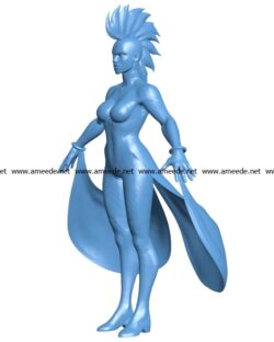 Women tempestade B003635 file stl free download 3D Model for CNC and 3d printer