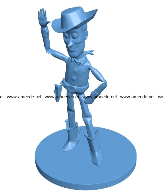 Woody Men B003658 file stl free download 3D Model for CNC and 3d printer