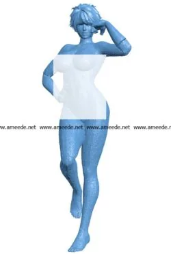 Women B003301 file stl free download 3D Model for CNC and 3d printer