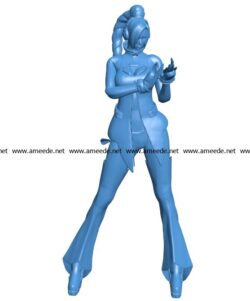 Fei Rin girl B003904 file stl free download 3D Model for CNC and 3d printer