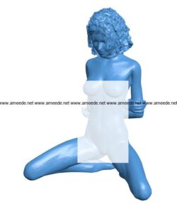 Femme Women B004066 file stl free download 3D Model for CNC and 3d printer