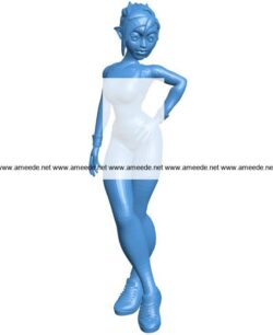 Fit Girl B004072 file stl free download 3D Model for CNC and 3d printer