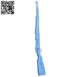 Gun kar98k B004216 file stl free download 3D Model for CNC and 3d printer