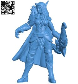 Miss Alleria B004391 file stl free download 3D Model for CNC and 3d printer