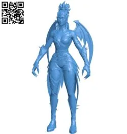 Miss dusk B004390 file stl free download 3D Model for CNC and 3d printer