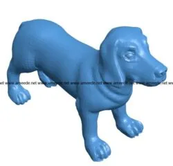 Nimble dog B004020 file stl free download 3D Model for CNC and 3d printer