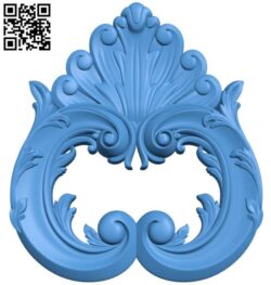 Pattern Dekor flowers A003287 wood carving file stl for Artcam and Aspire jdpaint free vector art 3d model download for CNC