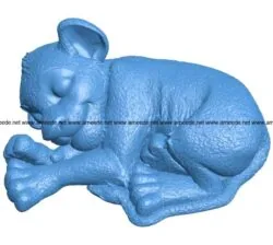 Simba Fur Lion B003967 file stl free download 3D Model for CNC and 3d printer