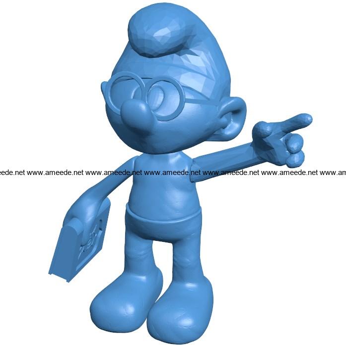 Smurf smart B003975 file stl free download 3D Model for CNC and 3d printer