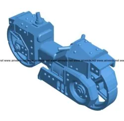 Steam motorbike B004094 file stl free download 3D Model for CNC and 3d printer